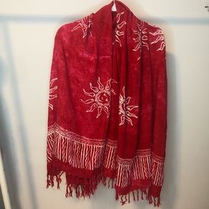 Unique Rama Sarong color red women one size